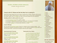 Tablet Screenshot of kpkhalsa.com